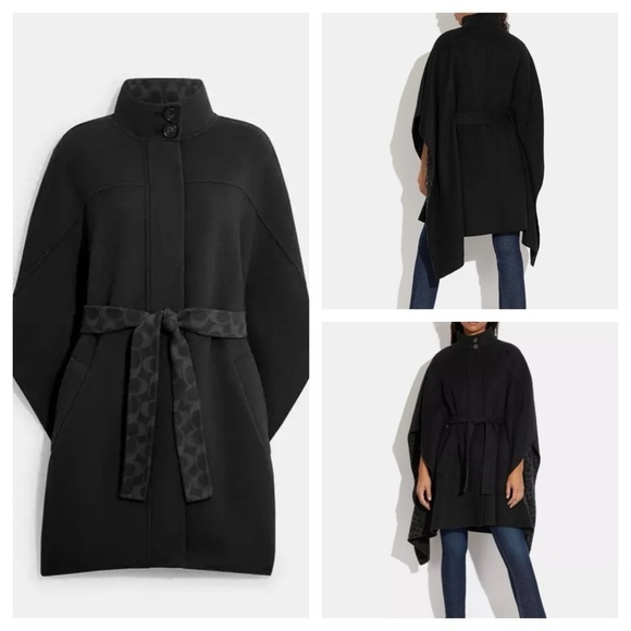 Coach Double Face Wool Cape
Comparable Value
$798 size XS-S oversized NWT - Picture 1 of 8